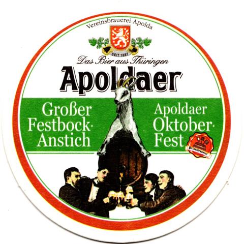 apolda ap-th apoldaer rund 1a (205-festbier anstich)